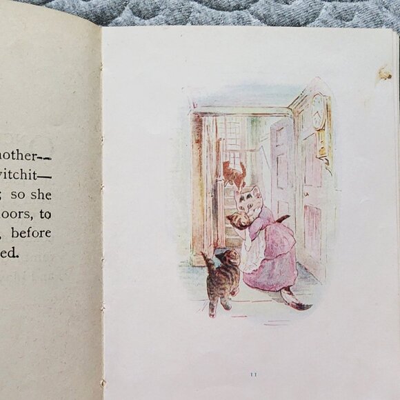 Vintage Book-The Tale of Tom Kitten by Beatrix Potter-Hardcover - Picture 6 of 8